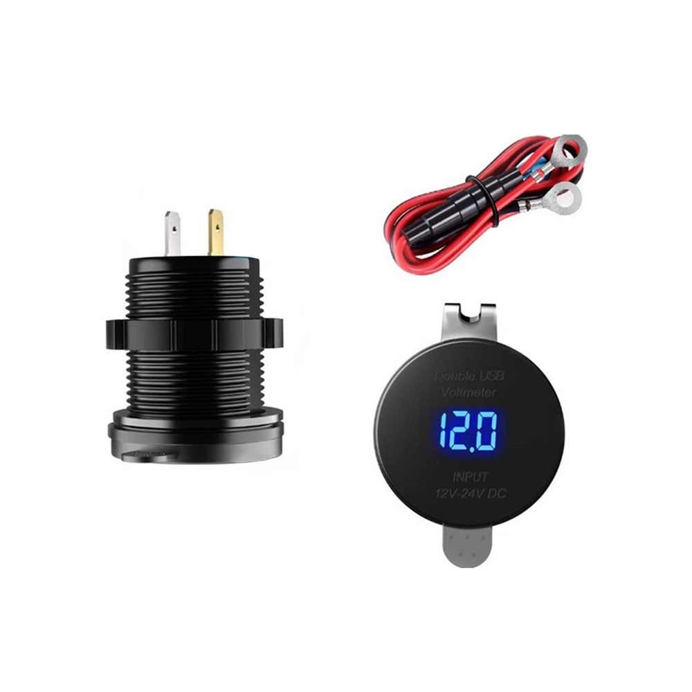 Touch Switch QC3.0 Qualcomm Quick Charge USB with Voltage Display Smartphone Intelligent Charging Switch-Controlled Power
