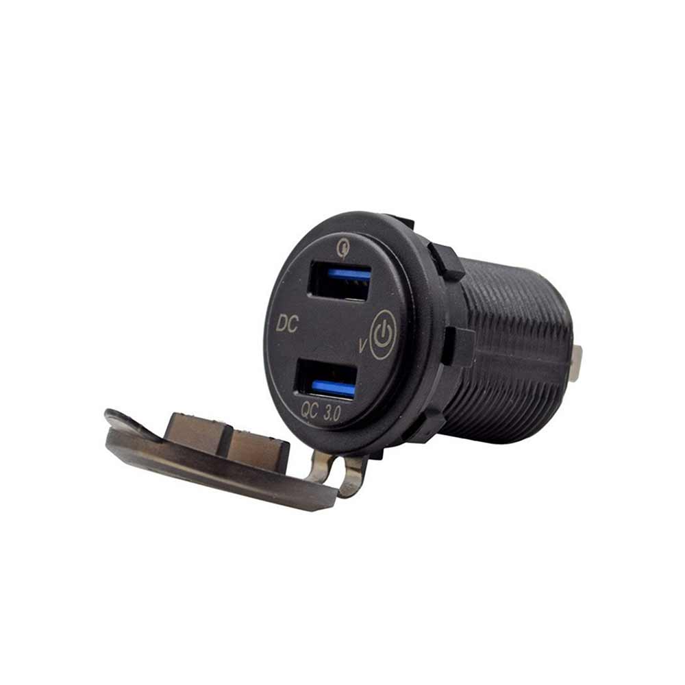 Touch Switch QC3.0 Qualcomm Quick Charge USB with Voltage Display Smartphone Intelligent Charging Switch-Controlled Power