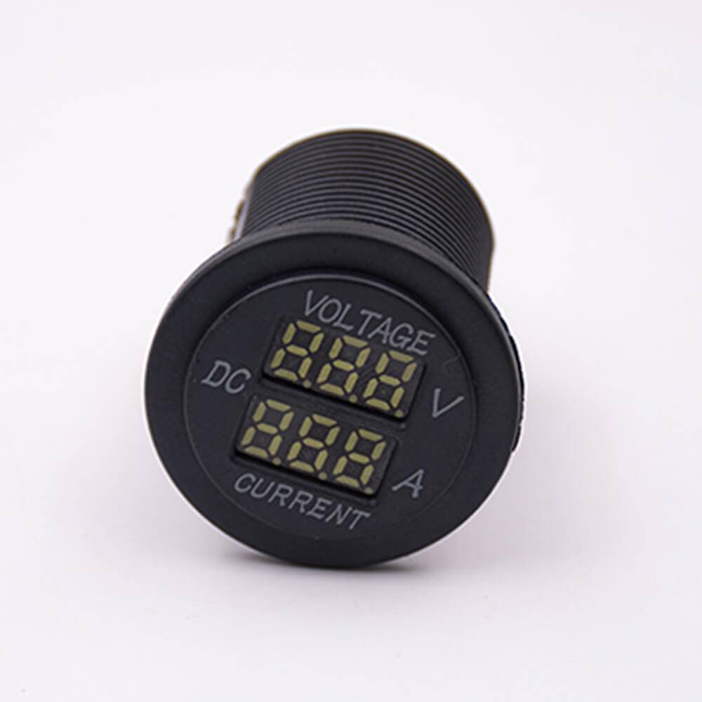 Digital Voltage And Current Display Socket Car Digital Display Meter