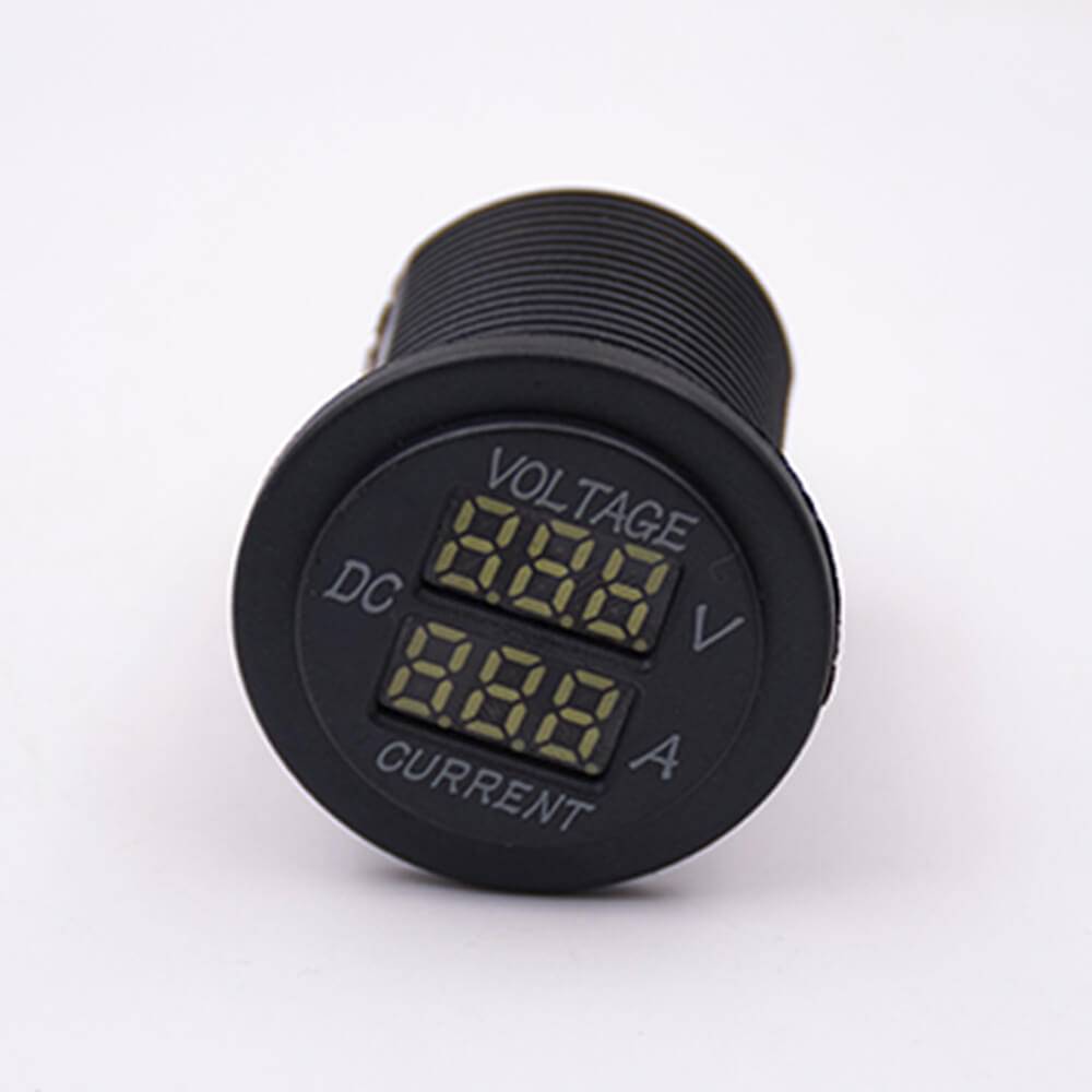 Digital Voltage And Current Display Socket Car Digital Display Meter