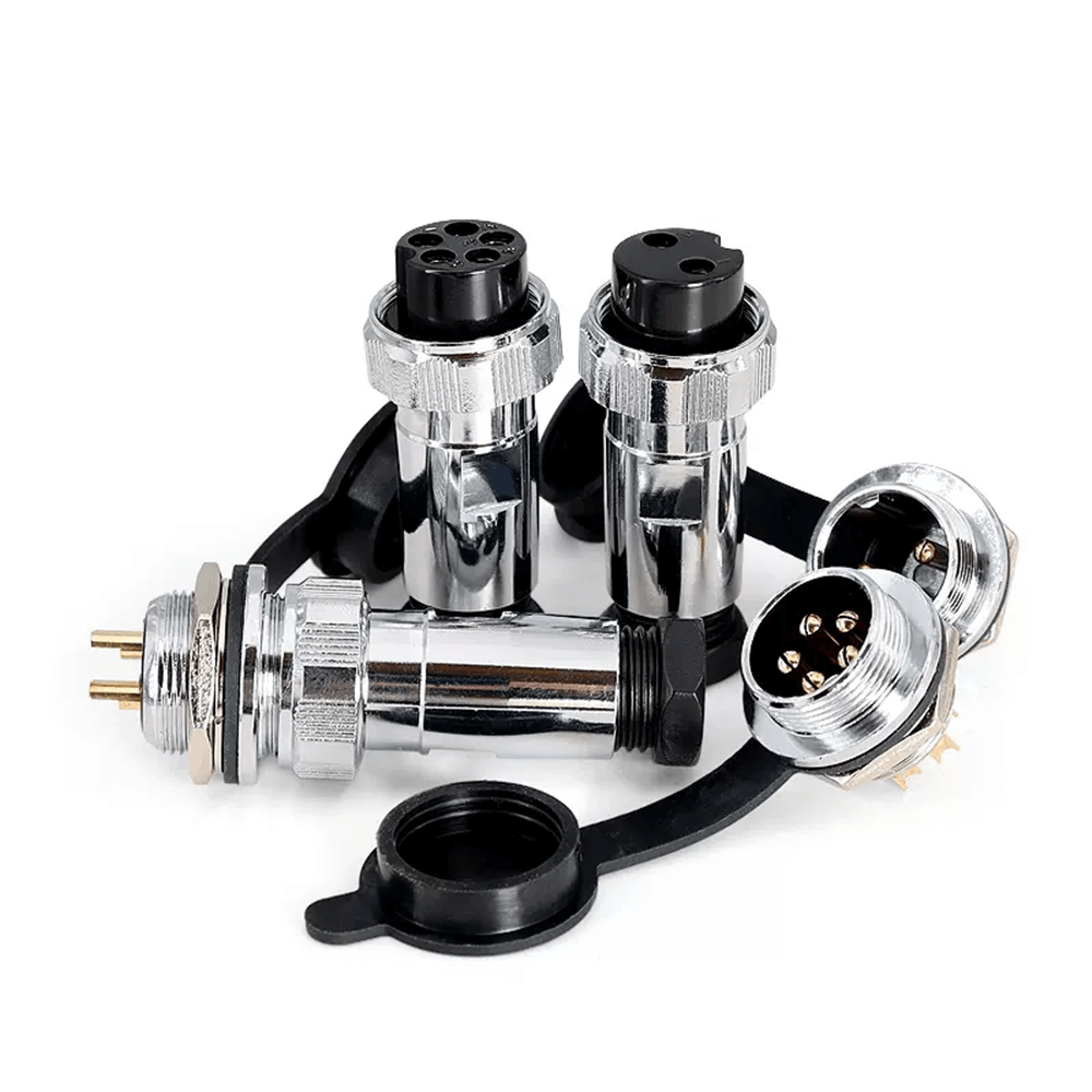 GX20 Aviation Waterproof Connector 6pin Straight Male and Female Metal Circualr Connector