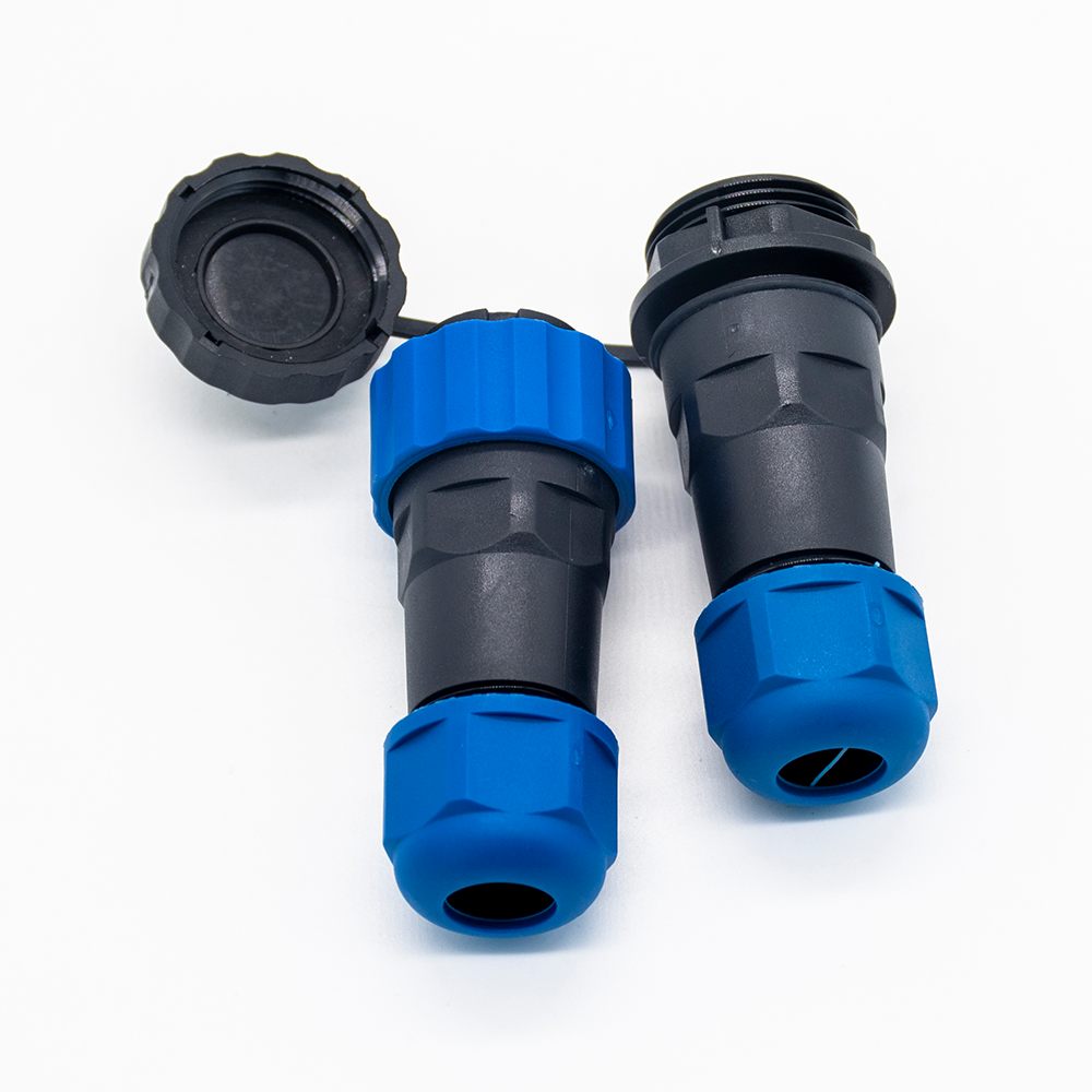 7 Pin Connector SP21 Series Waterproof Circular Male Plug & Female Socket Connector In-Line Type SP21-7 Pins Connector