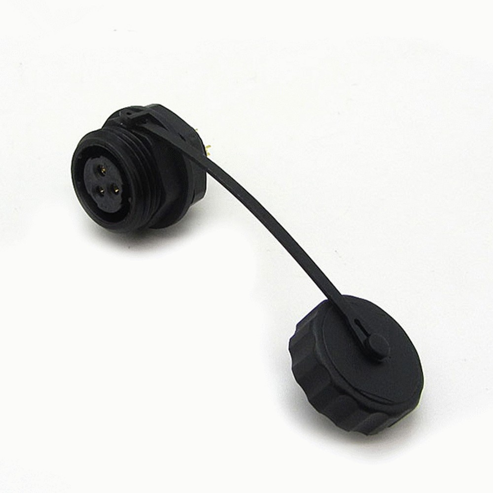 Aviation Connector Series Connector male Plug & FeMale Socket back mount SP17 3 pin Connector