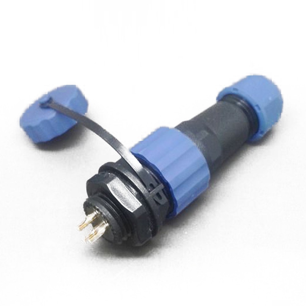 Aviation Connector Series Connector male Plug & FeMale Socket back mount SP17 3 pin Connector
