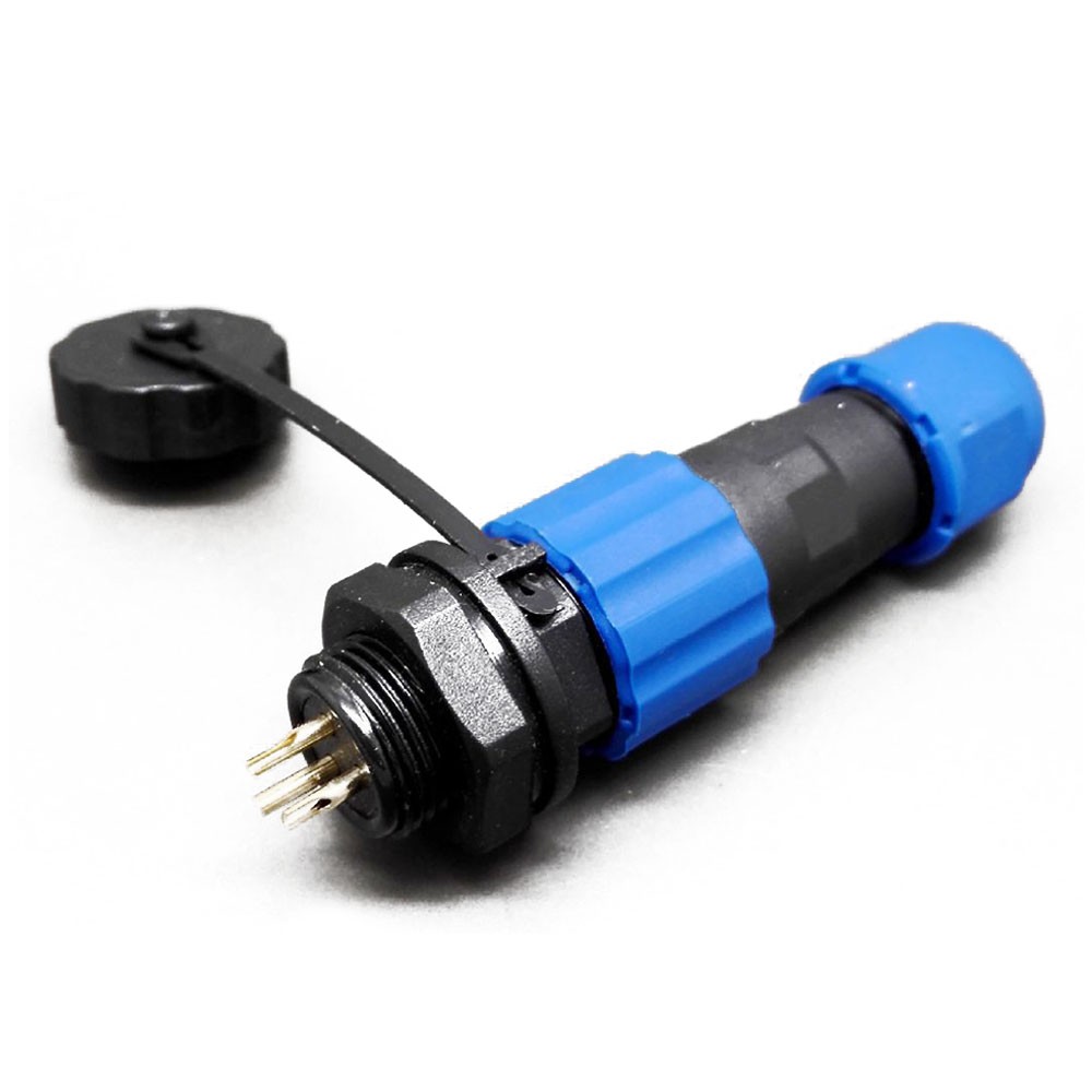 Aviation connector sp13 male plug & female socket in line type 3 pin