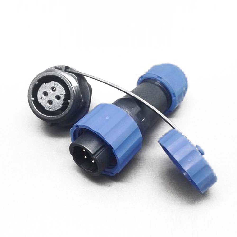 Aviation Connector SP17 Series Connector male Plug & FeMale Socket back mount SP17 4 pin Connector