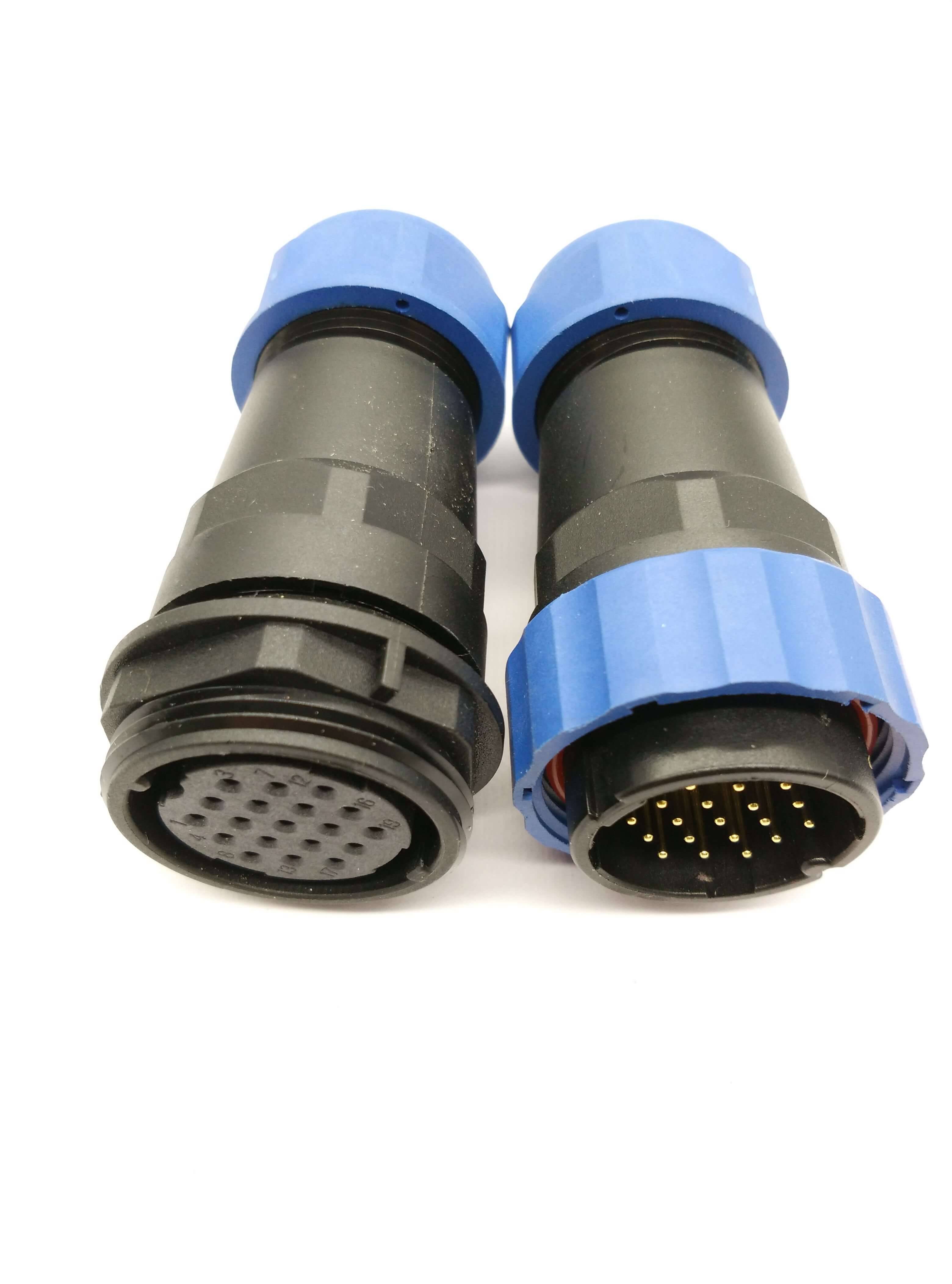 Elecbee SP29 24pin Aviation Connector Straight Plug&Socket In-Line Type