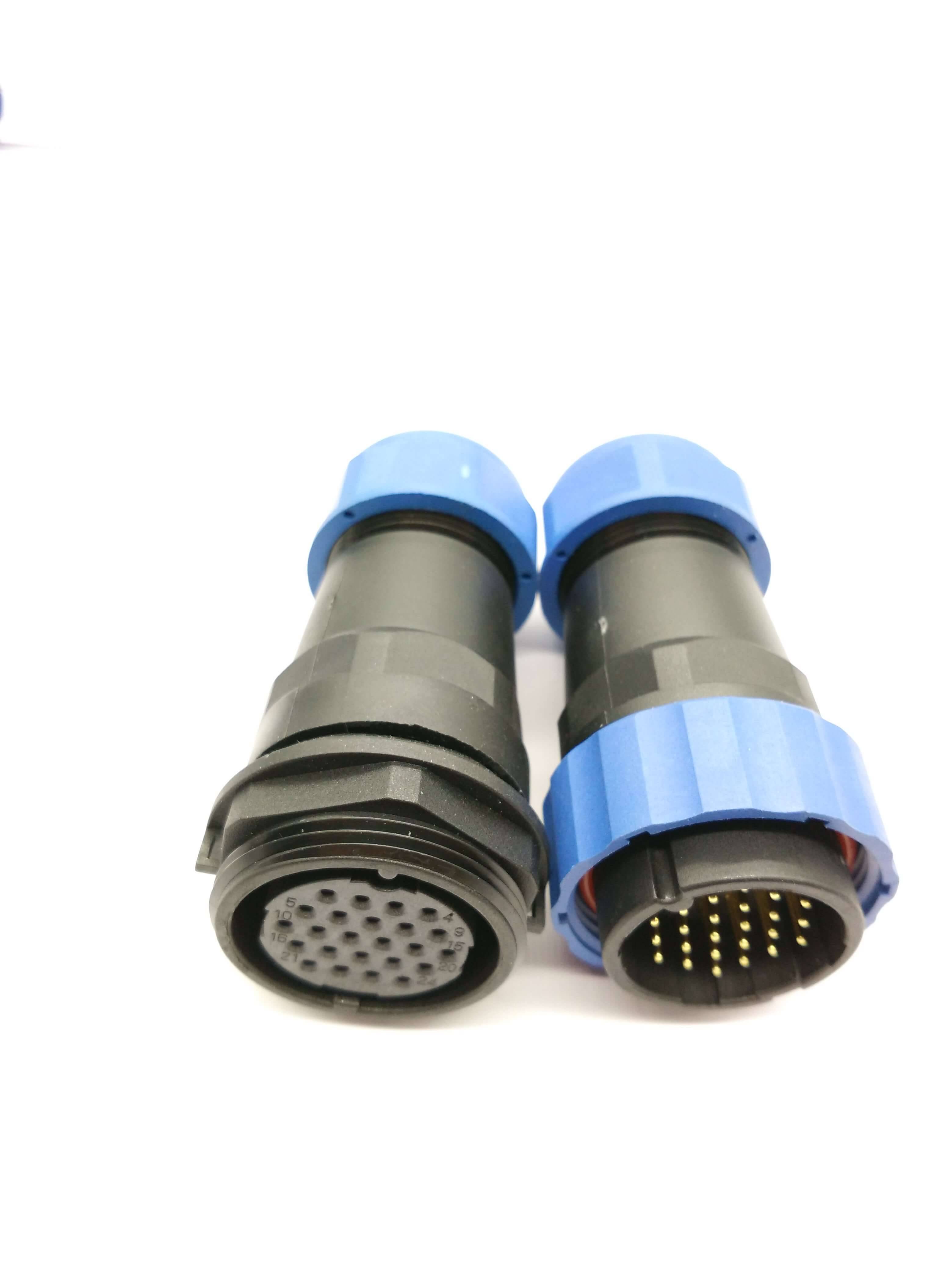 Elecbee SP29 24pin Aviation Connector Straight Plug&Socket In-Line Type