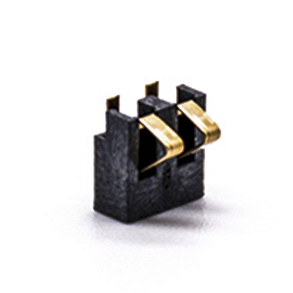 2 Pin Connector PCB Mount 2.5PH 2.4H Gold Plating Horizontal Battery Connector