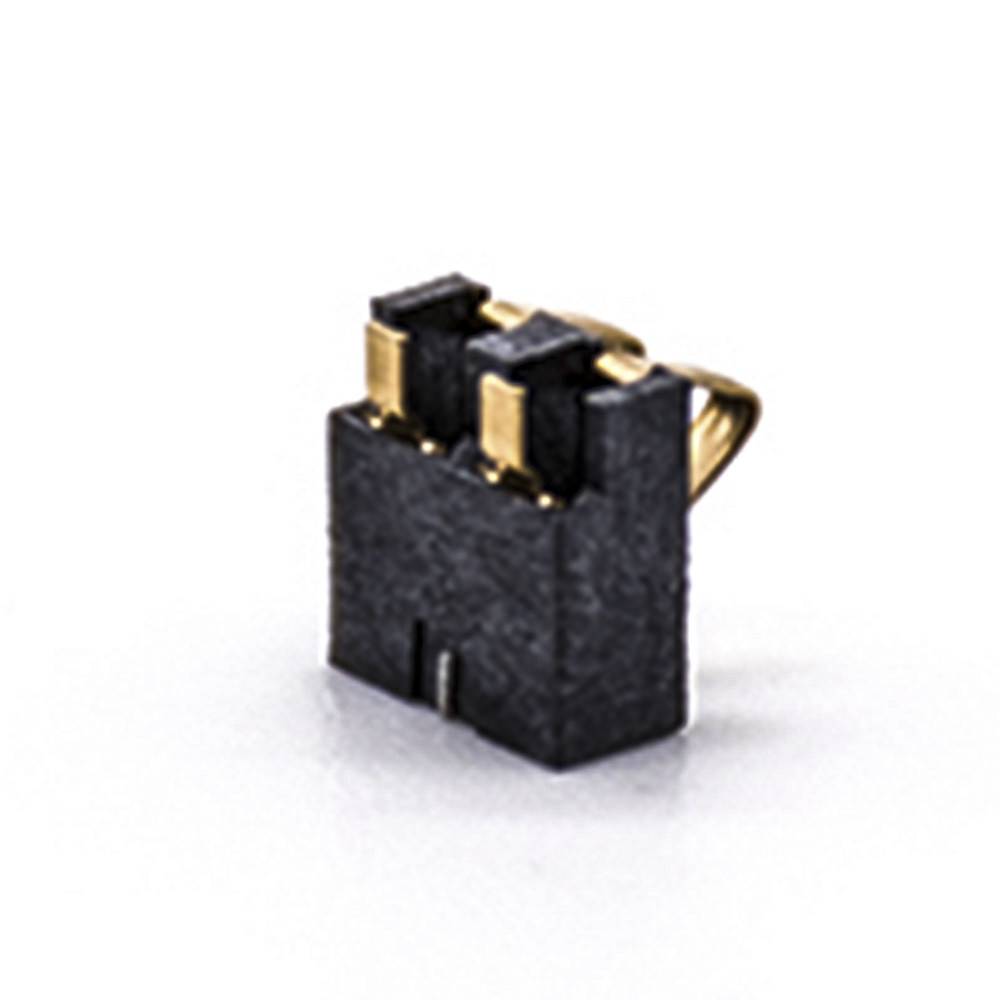 2 Pin Connector PCB Mount 2.5PH 2.4H Gold Plating Horizontal Battery Connector