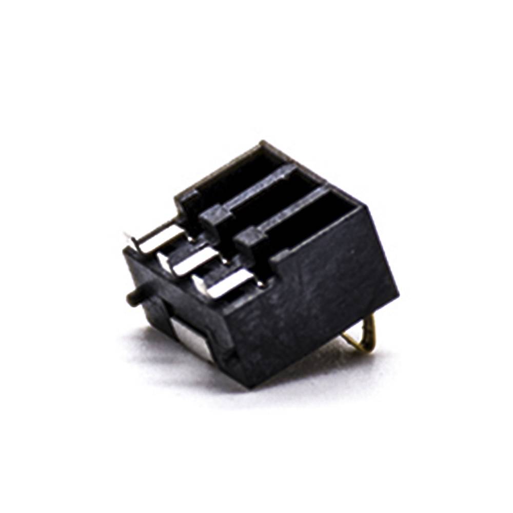 3 Pin DC Power Connector 7.0H Gold Plating PCB Mount 2.5PH Horizontal Battery Connector