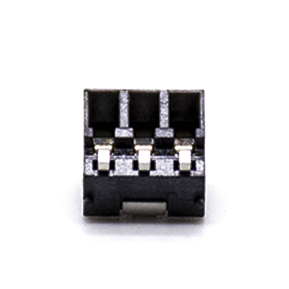 3 Pin DC Power Connector 7.0H Gold Plating PCB Mount 2.5PH Horizontal Battery Connector