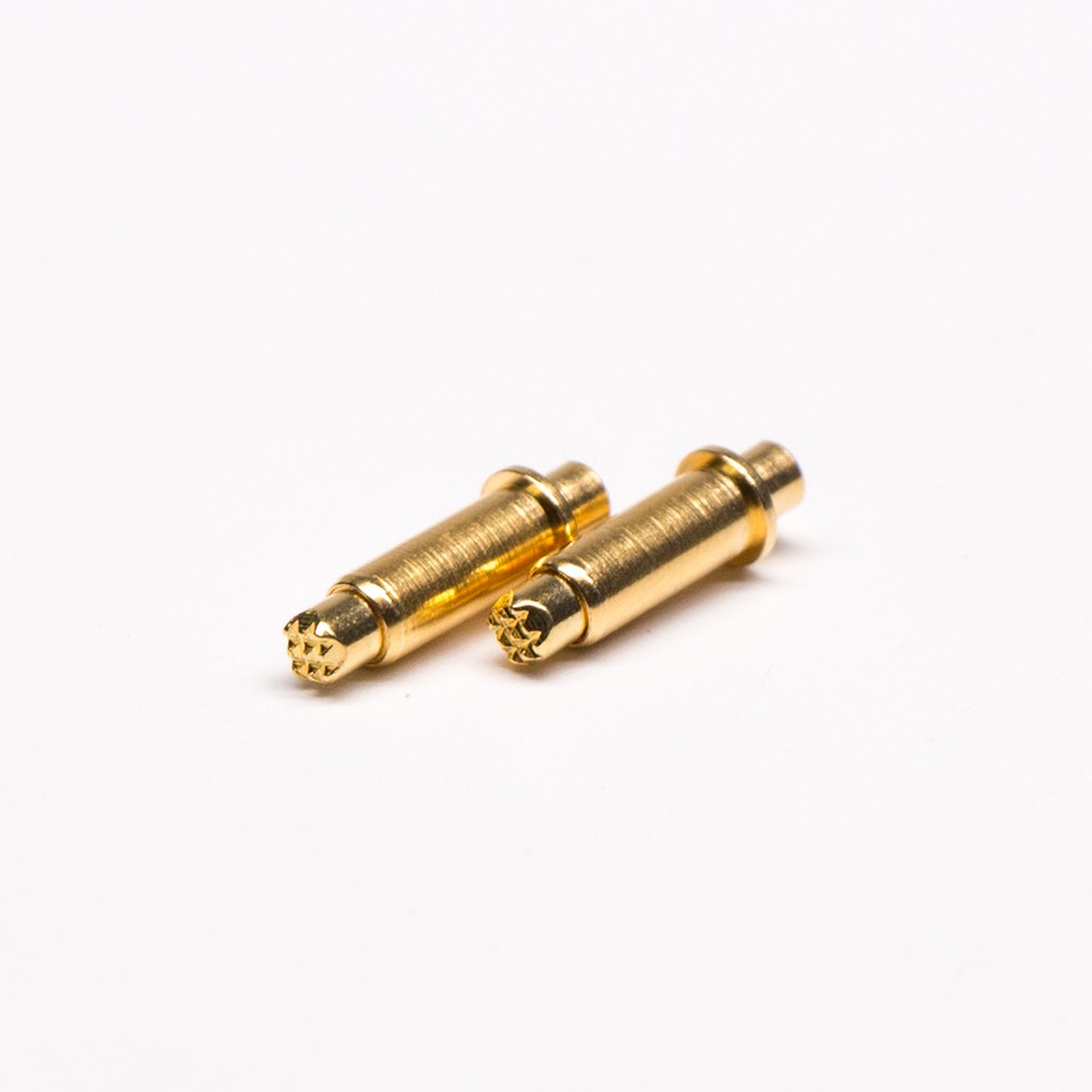 Pogo Pin Gold Plated Solder Shaped Series Plug-in Type Brass Straight