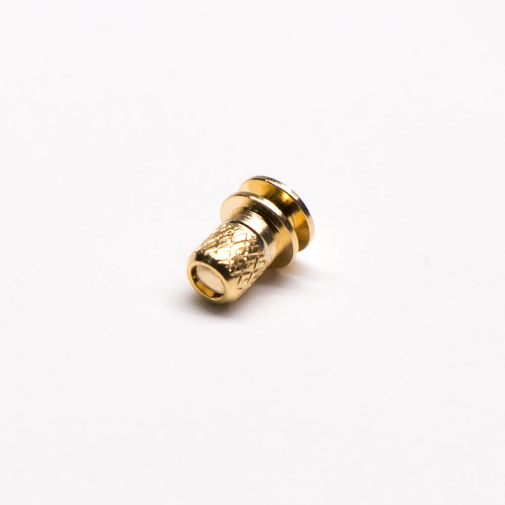 SMT Pogo Pin Contact Brass Shaped Series Gold Plating Single Core Solder Plug-in Type