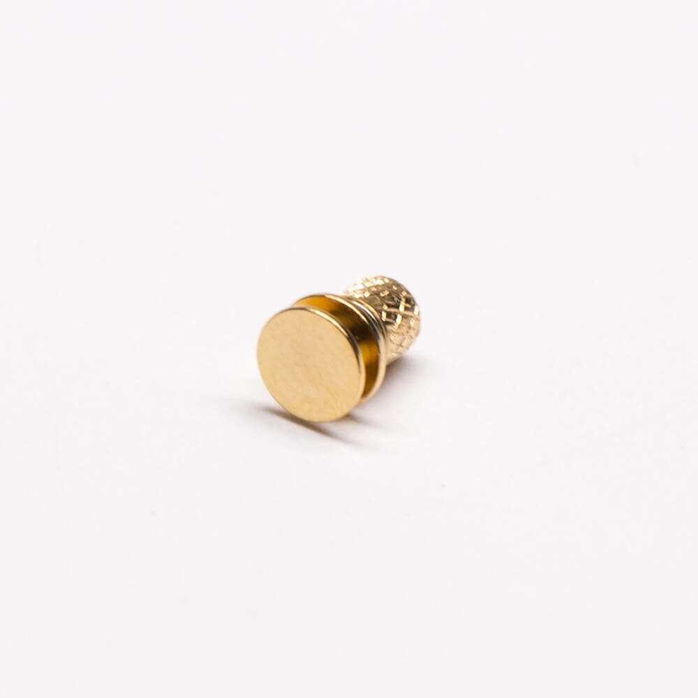SMT Pogo Pin Contact Brass Shaped Series Gold Plating Single Core Solder Plug-in Type