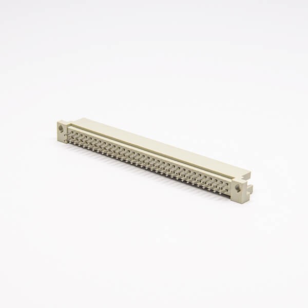 DIN 41612 Connector Types 64 Pin Straight Male A+B Double Rows Pcb Mount Male Panel Receptacles