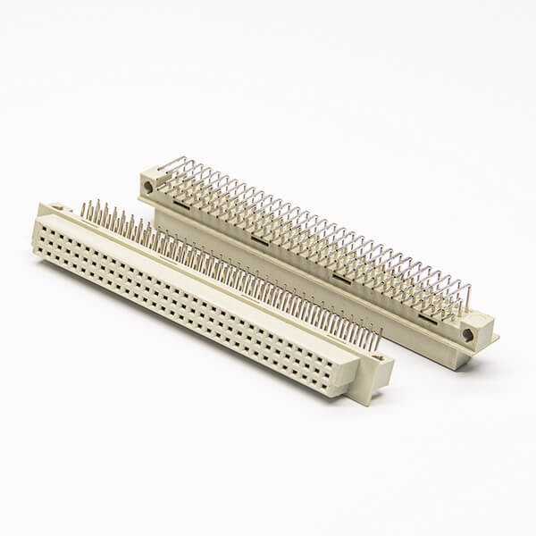 Din 41612 Connectors Female 96 PIN PH2.54（A+B+C）Right Angle European Socket Through Hole for PCB Mount