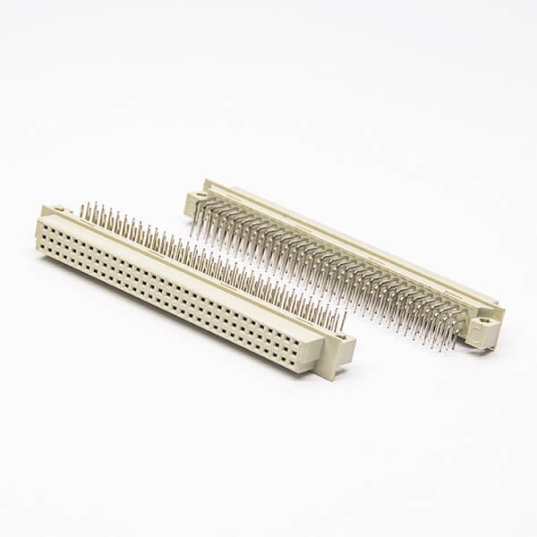 Din 41612 Connectors Female 96 PIN PH2.54（A+B+C）Right Angle European Socket Through Hole for PCB Mount