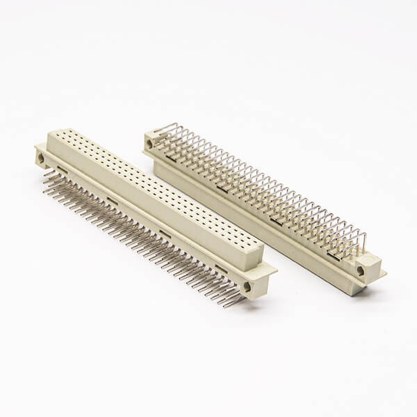 Din 41612 Connectors Female 96 PIN PH2.54（A+B+C）Right Angle European Socket Through Hole for PCB Mount
