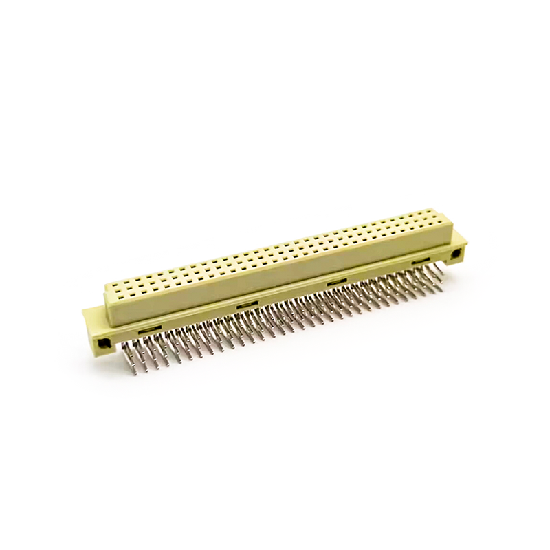 Din 41612 Connectors Female 96 PIN PH2.54（A+B+C）Right Angle European Socket Through Hole for PCB Mount