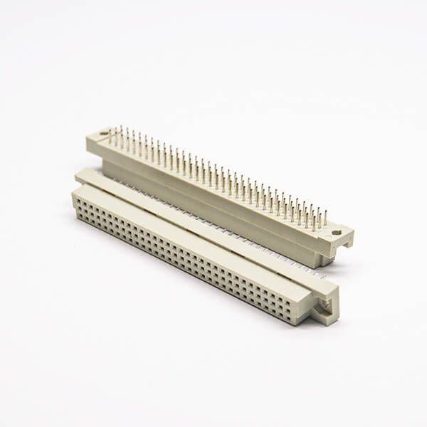 Din 41612 Female 96 PIN PH2.54（A+B+C）180 Degree European Socket DIP Type for PCB Mount Connector