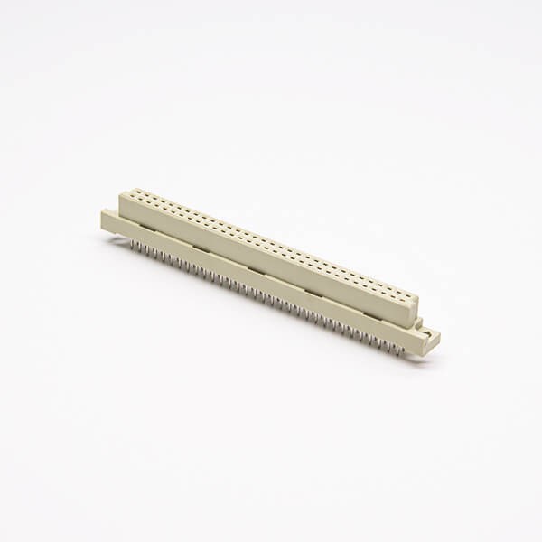 Din Type Connectors 64 Pin Straight A+B Double Rows Pcb Mount Female Panel Receptacles