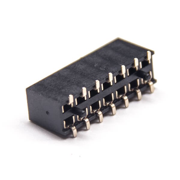 2pcs 14 pin Header Female Dual Row U Type 2.54mm Picth SMT