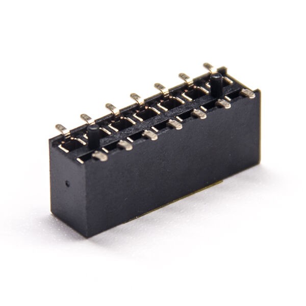 2pcs 14 pin Header Female Dual Row U Type 2.54mm Picth SMT