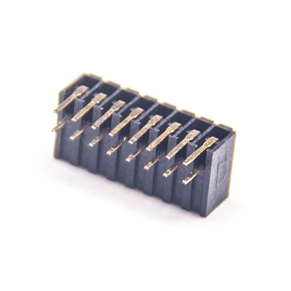 2pcs 2X8 Female Header 90 Degree Single Row 2.0mm Picth DIP Type