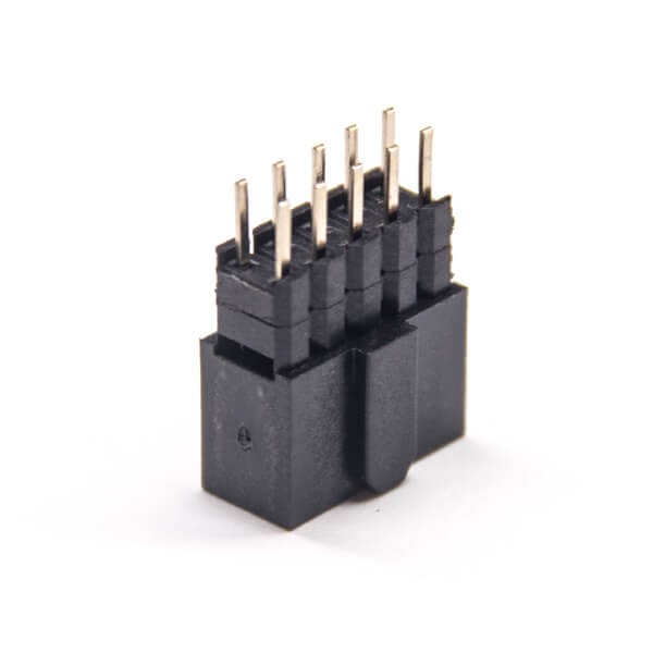 2pcs Double Row Female Header 10 Way Straight 2.54 PH DIP Type