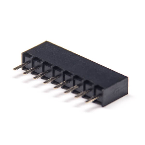 2pcs Single Row 2.54mm Male Pin Header Connector 8 Pin U Type Dip