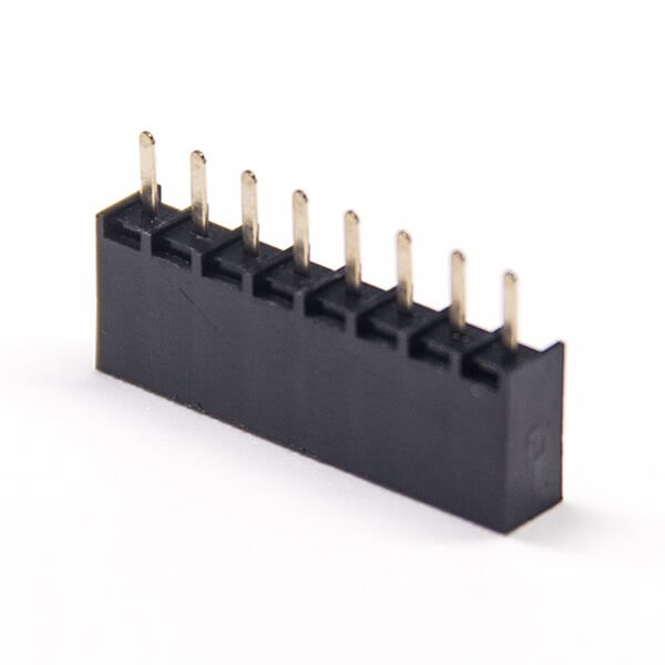 2pcs Single Row 2.54mm Male Pin Header Connector 8 Pin U Type Dip