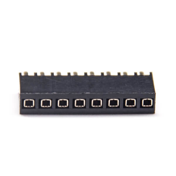 2pcs Single Row 2.54mm Male Pin Header Connector 8 Pin U Type Dip