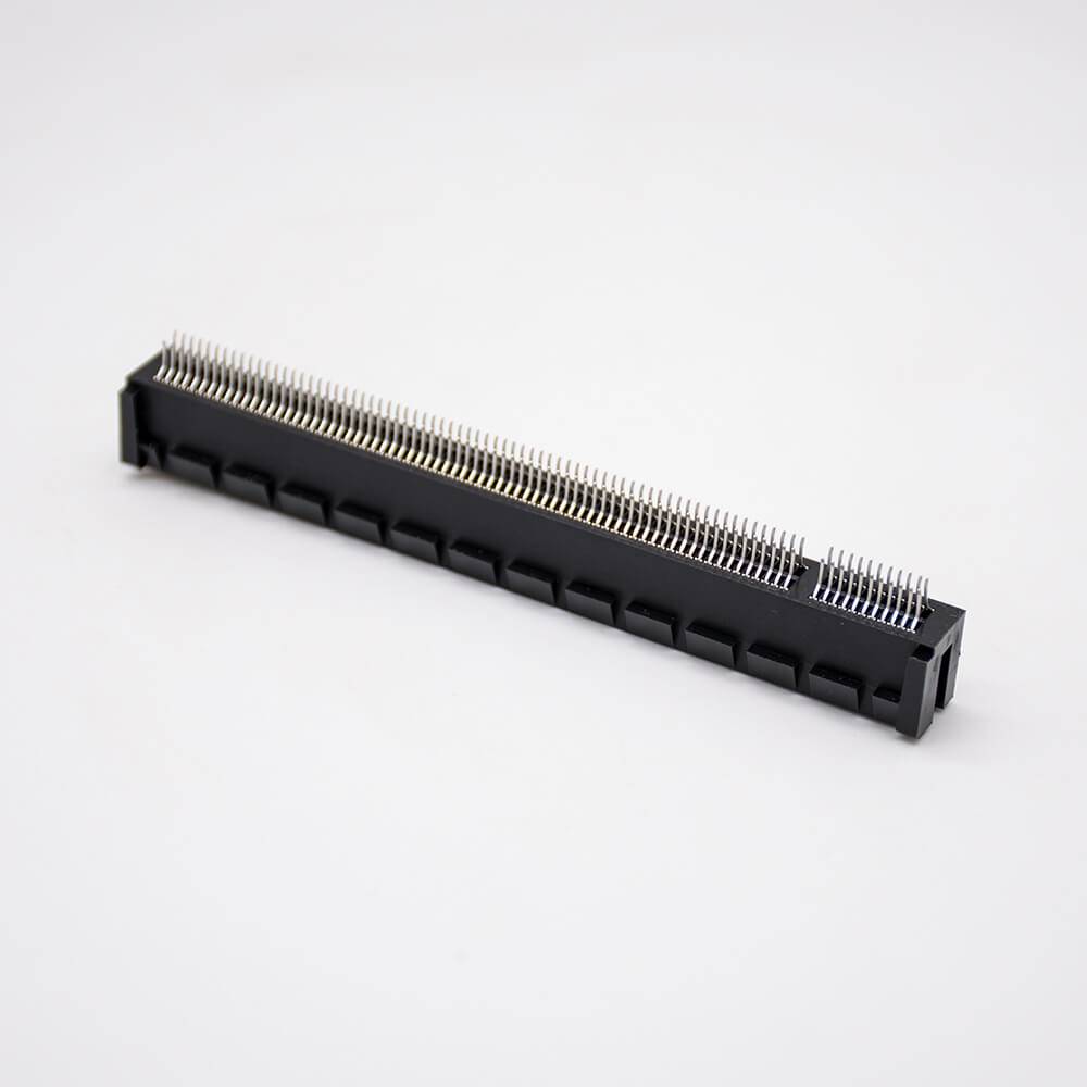 Pci-e Connector 16X 164 Pin Splint Black Memory Card Slot Connector