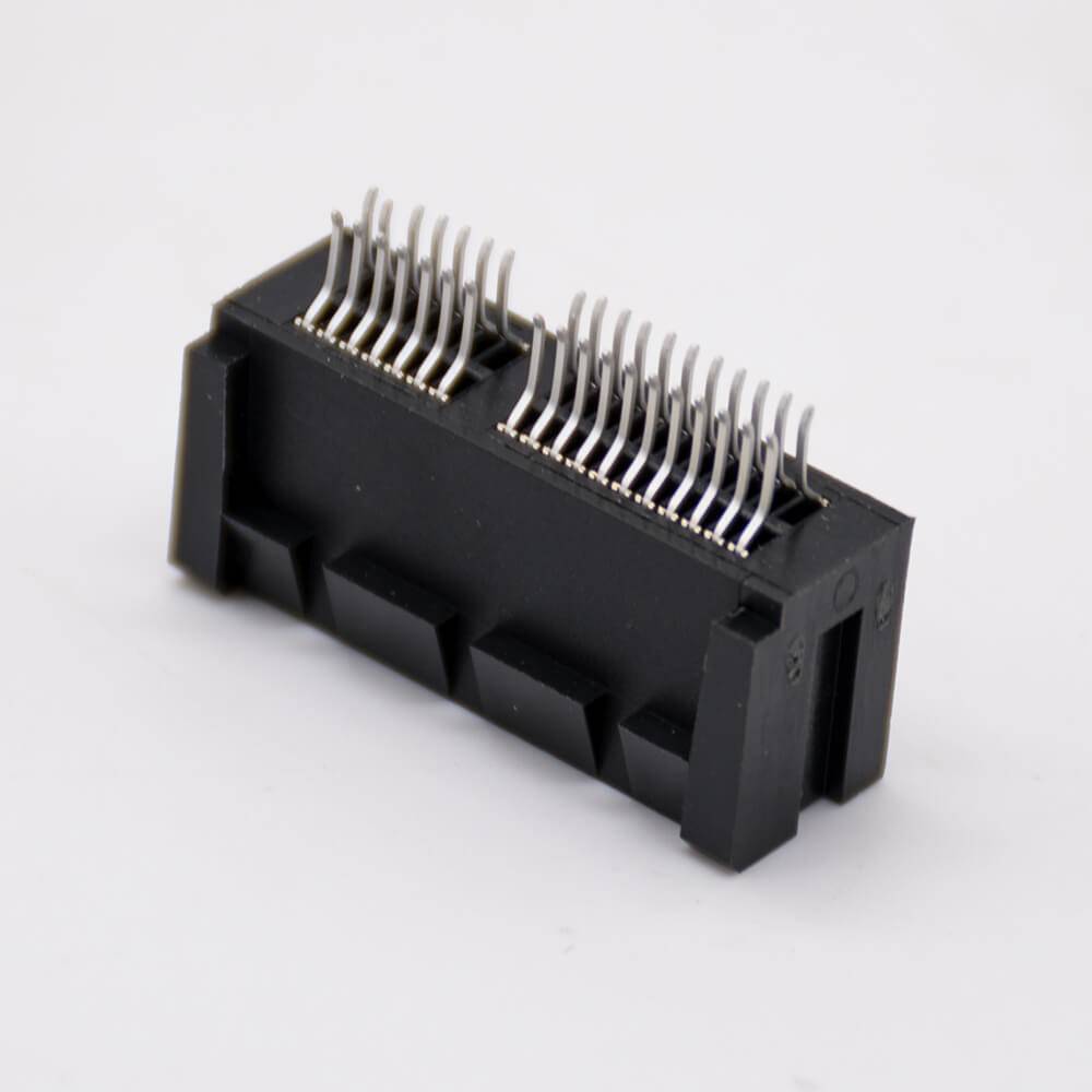 PCIE Board Connector 36 Pin 1X Splint Type Black Memory Card Slot