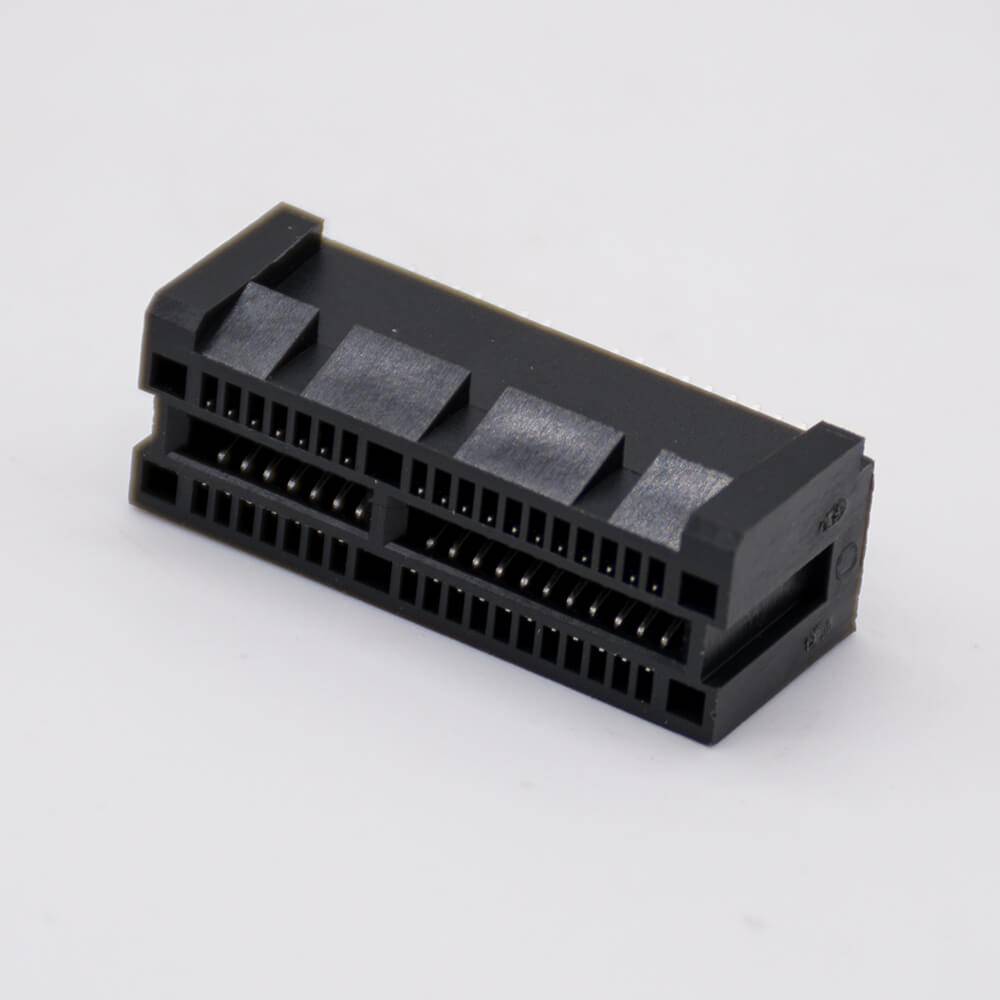 PCIE Board Connector 36 Pin 1X Splint Type Black Memory Card Slot