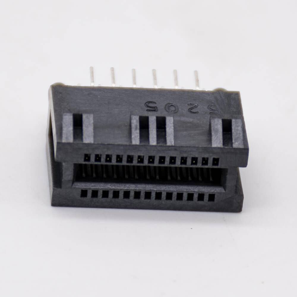 PCIE Connector Slots 26 Pin Black Plug-in Memory Card Slot Connector