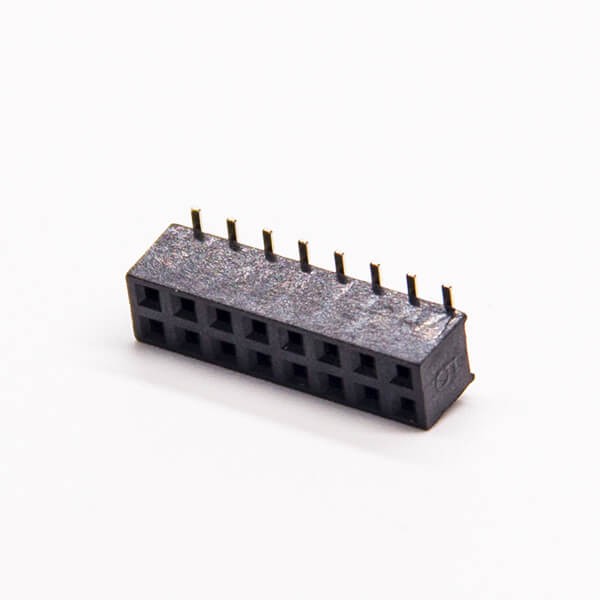2pcs Female Header 16 Pin 2.0×1.5 PH Straight SMT Type