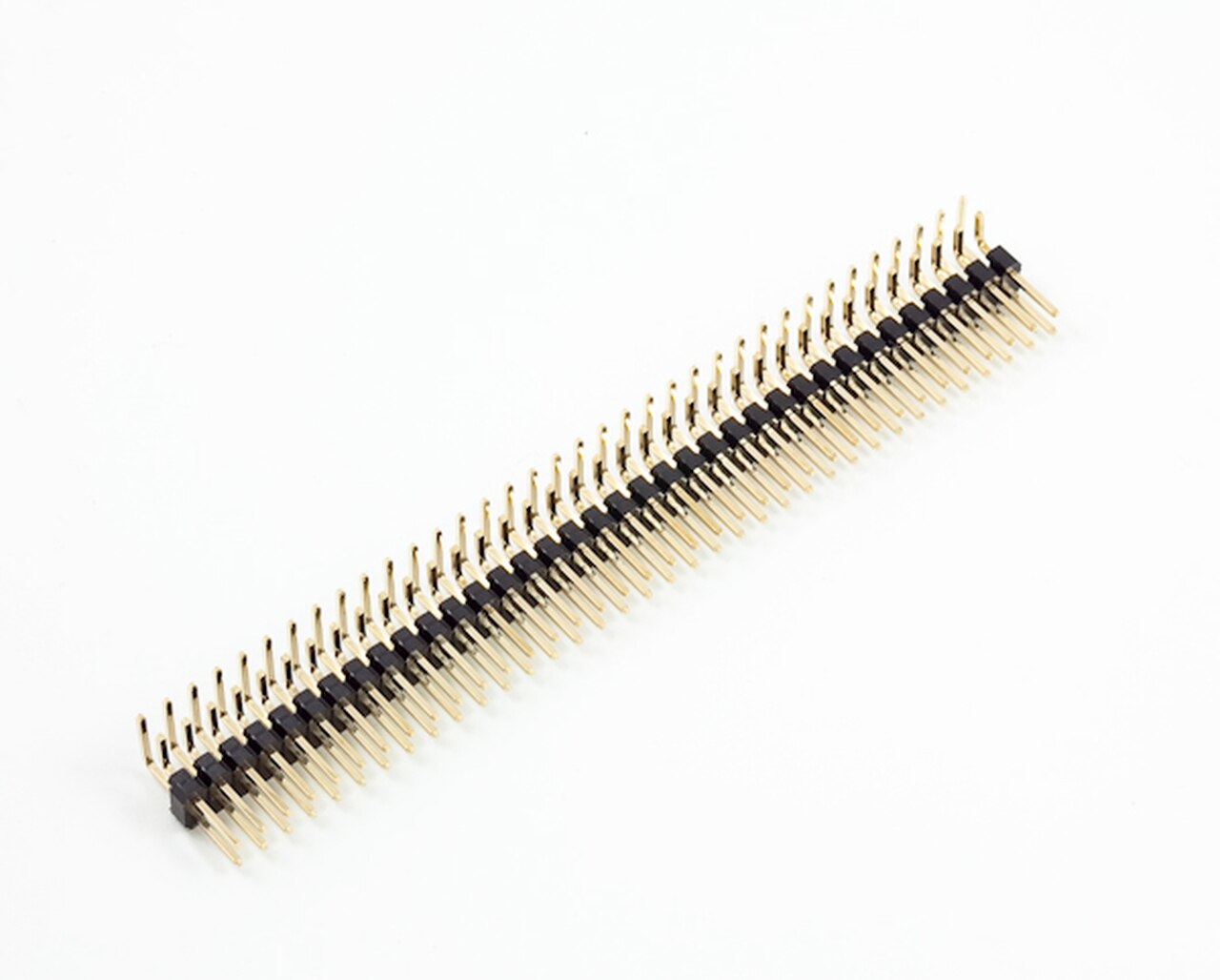 Berg Strip L Type Male Right Angle 2x40 (2.54 mm pitch)