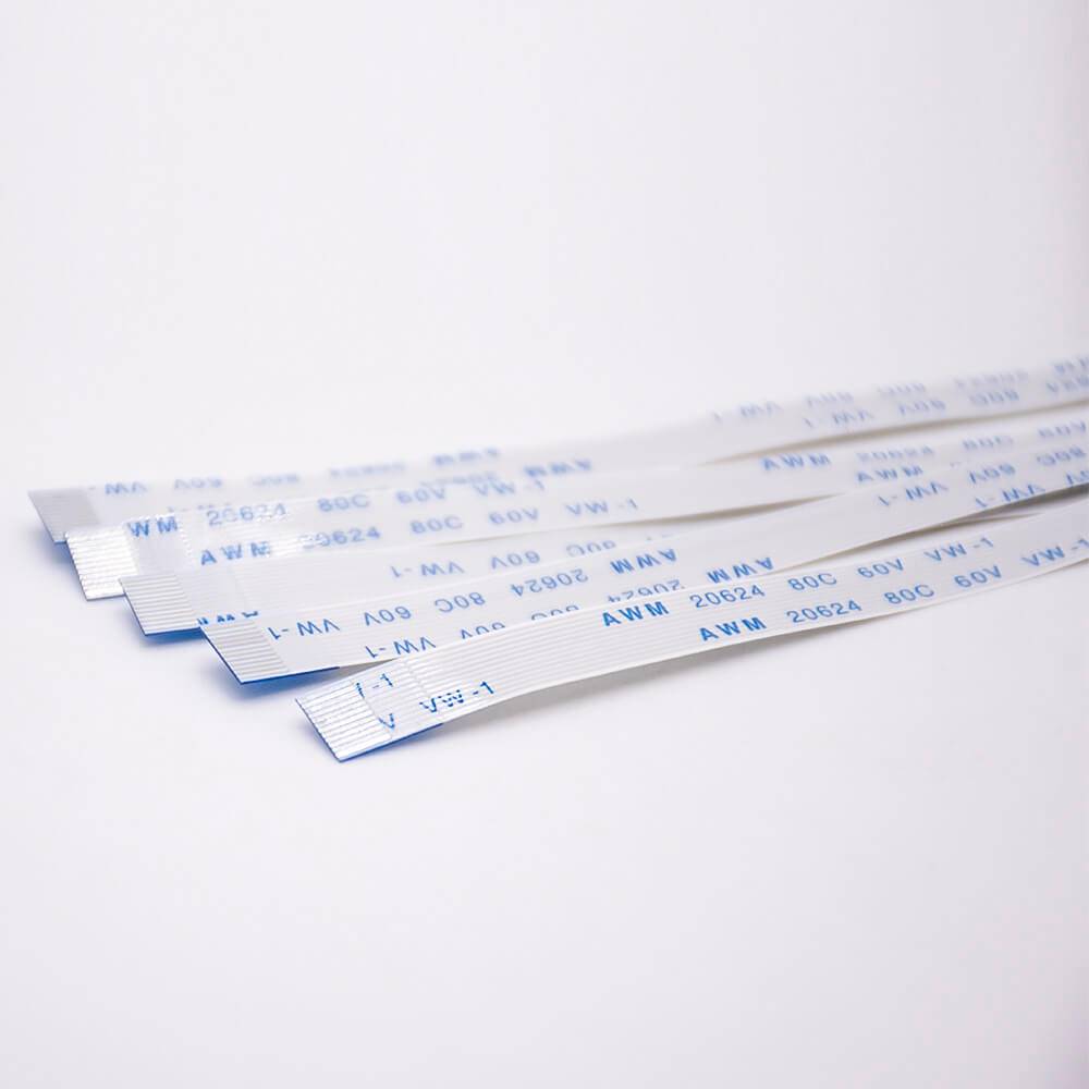 0.5 mm Pitch Flexible Flat Cable 12pin A Type Cable Length 15cm