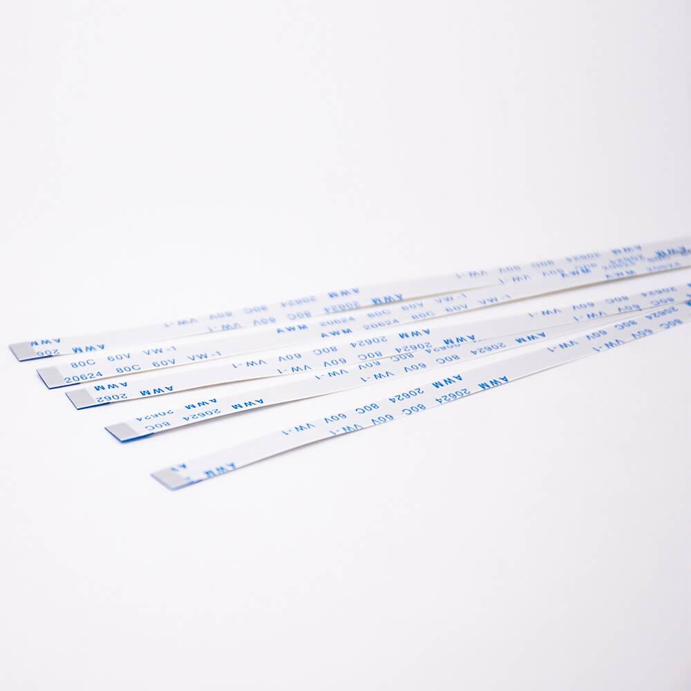 Flat Flexible Cable Shielded 10pin A Type Cable Length 15cm 0.5mm Pitch
