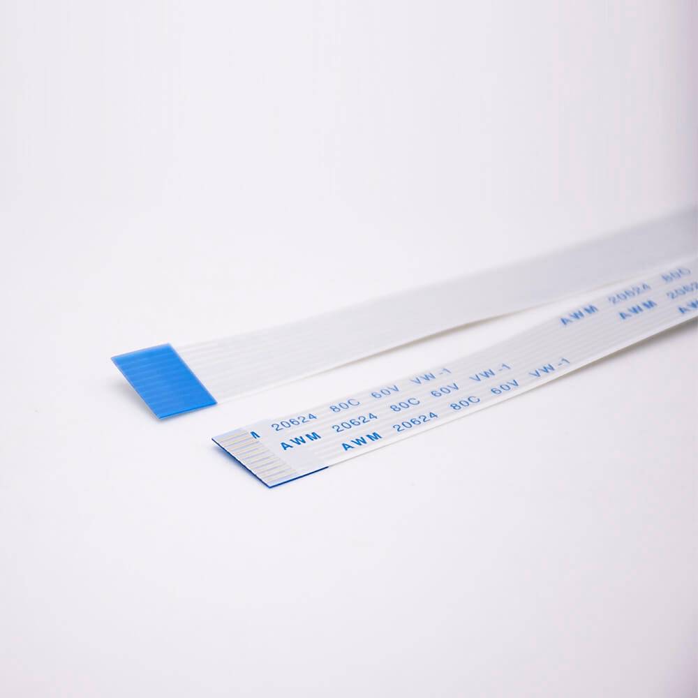 Flexible Electronics Flat Cable 10pin 1.0mm Pitch Length 100mm A Type Ribbon Cable