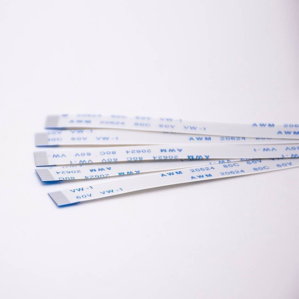 Flexible Flat Cable 6 Pin A Type 1.0mm Pitch 100mm Cable