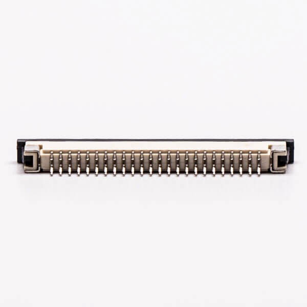 FPC Connector Jack 1.0PH 24 Pin Bottom Contact Style Slider Type for Surface Mount 2.5H