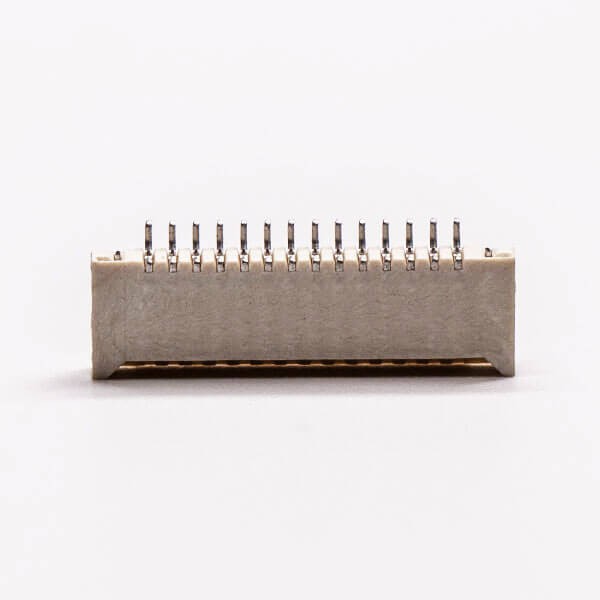 FPC Socket Connector Dual Contact Style 1.0 PH 14 PIN Horizontal Type 2.0H
