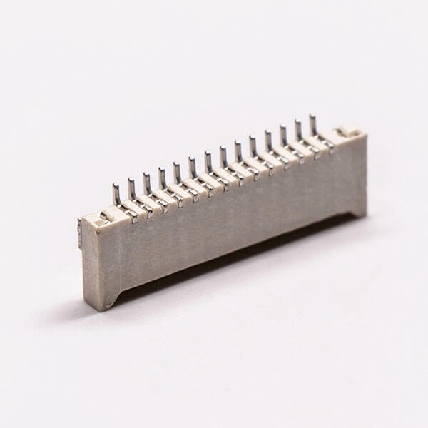 FPC Socket Connector Dual Contact Style 1.0 PH 14 PIN Horizontal Type 2.0H