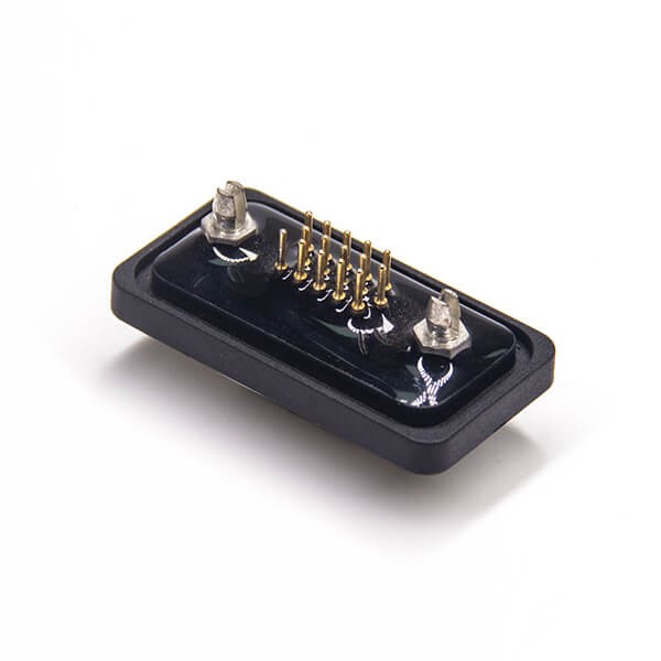 15 pin d sub connector Standard IP67 type 3 Rows Through Hole Panel Mount With Harpoon 20pcs