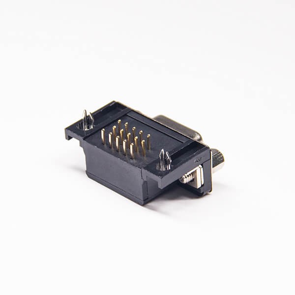 15 Pin hd d sub connector female FOR PCB connector right angled