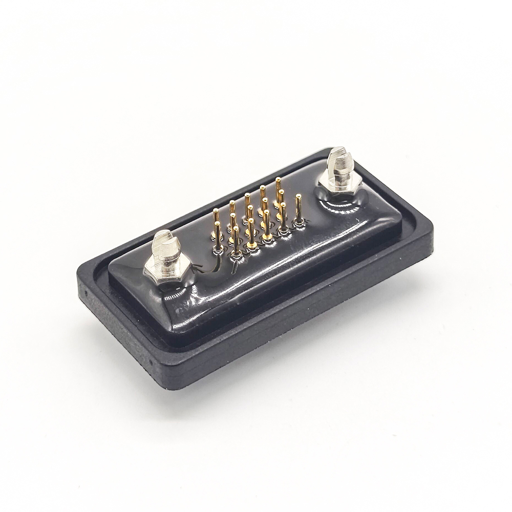 15 pin male d sub connector (vga) Standard IP67 type 3 Rows Through Hole Panel Mount With Harpoon