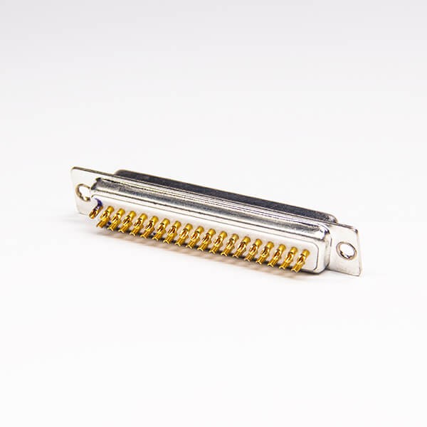 2 Row D SUB 37 Pin Female Machined White Straight Solder Type 20pcs